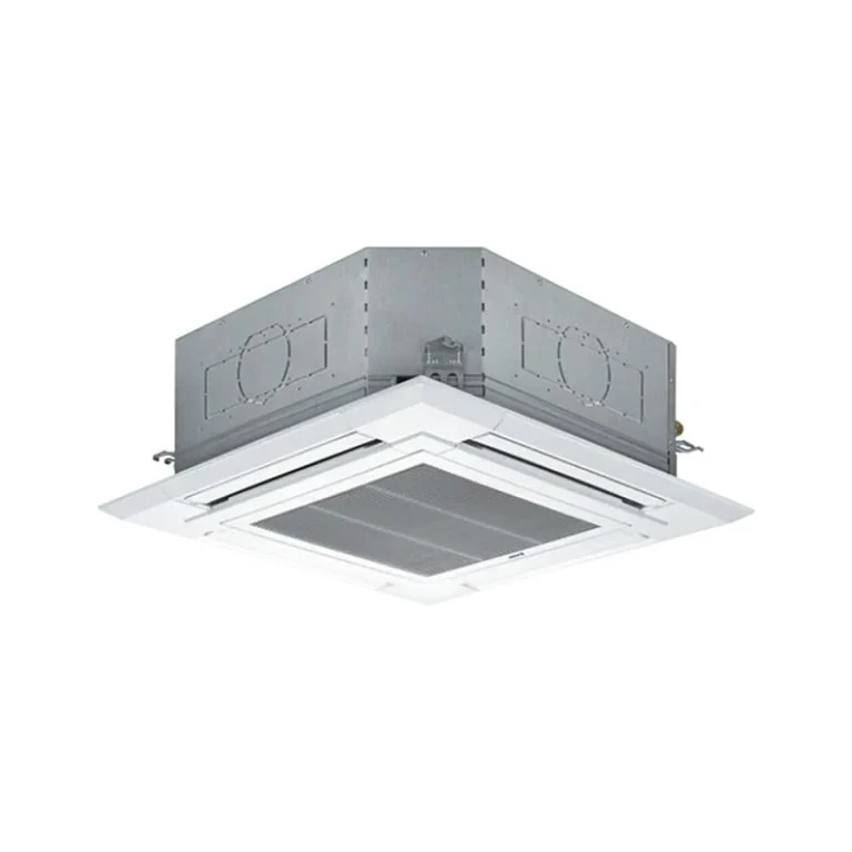 Unit cassette Mitsubishi Electric dengan panel kisi persegi