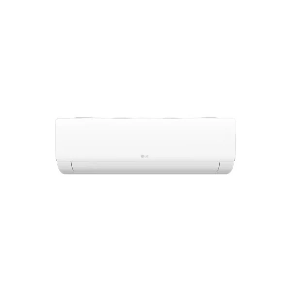 Unit indoor wall mounted LG dengan panel putih