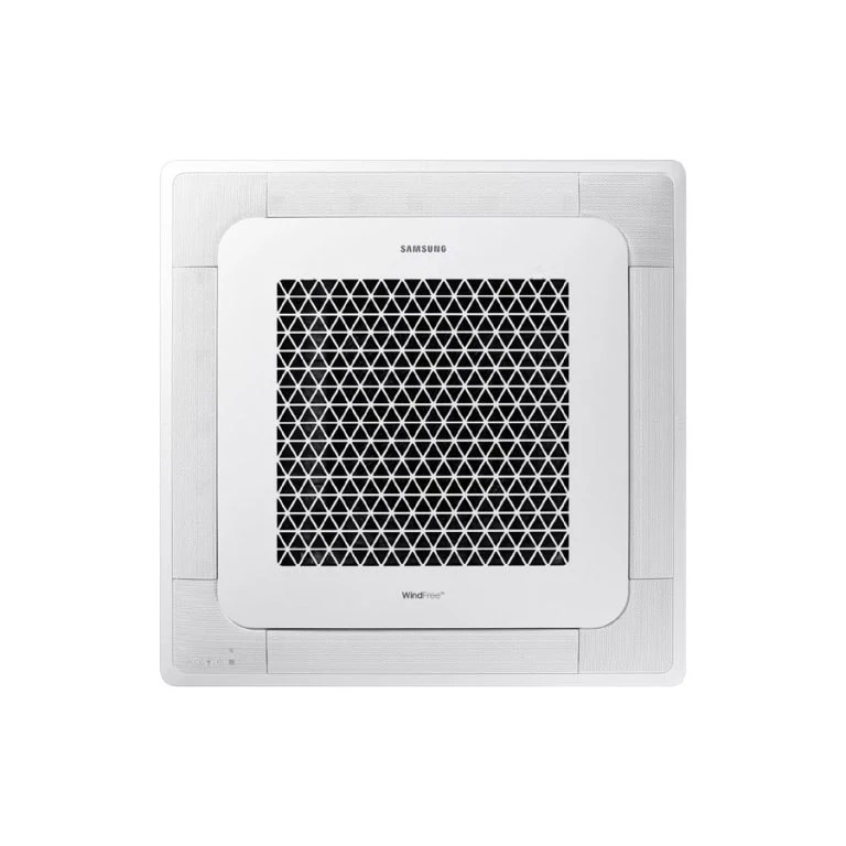 Panel depan unit cassette Samsung dengan kisi di tengah
